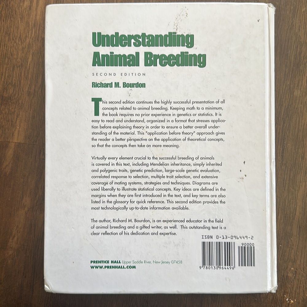 Understanding Animal Breeding Second Edition - Picture 3 of 4